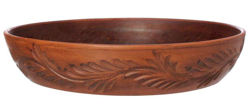 Кеци з закругленими різьбленими бортами