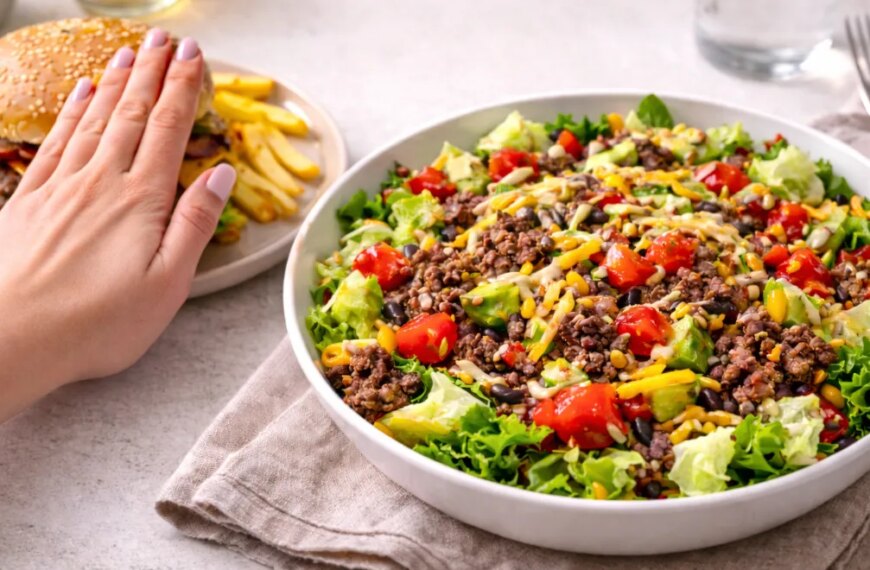 Головна 43 Новий кулінарний хіт з ТікТок: ситний салат-бургер замість вечері