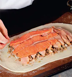 Пишна рибна кулеб'яка: ситна випічка з фото-інструкцією 3