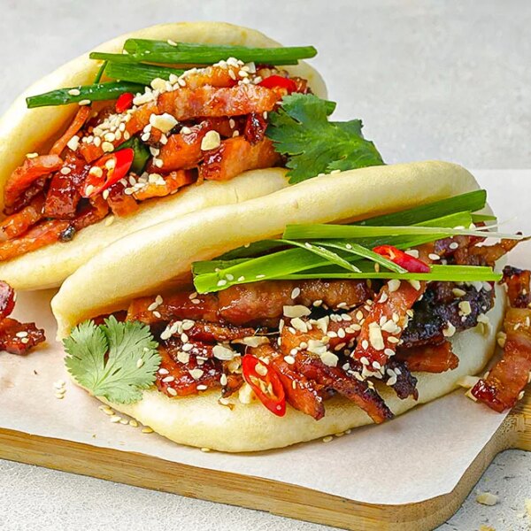 Ніжні паровики Гуа Бао з апетитною грудинкою: покроковий рецепт з фото