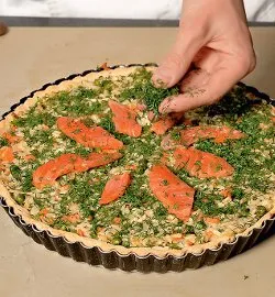 Французький кіш із лососем: покроковий рецепт із фото 7