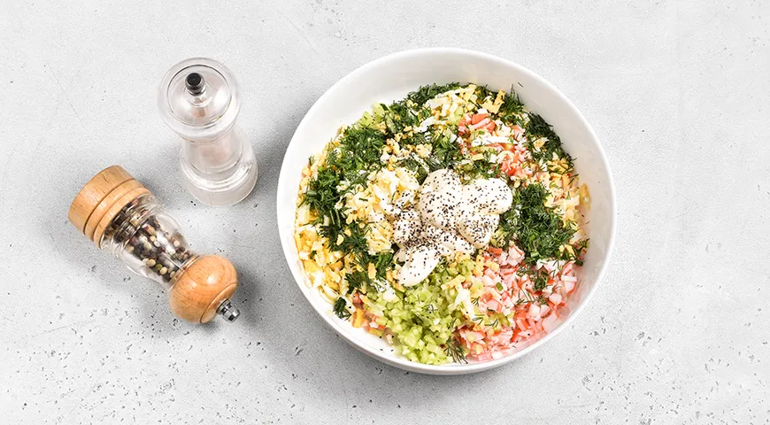 Легкі тарталетки з крабовим салатом: смачний рецепт для вашого столу 4