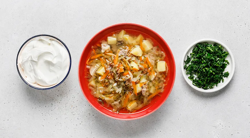 Согревающий суп из курицы с гречкой: пошаговый рецепт с фото 9 Согревающий суп из курицы с гречкой: пошаговый рецепт с фото 9