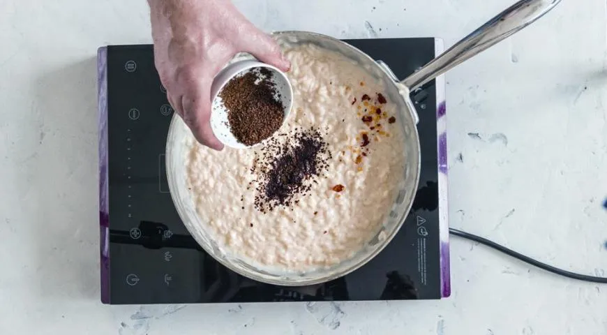 Ніжне шоколадне різотто з рикотою: покроковий рецепт з фото 4