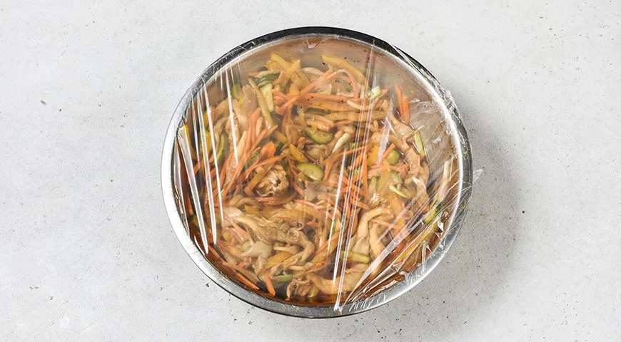 Гриби гливки по-корейськи: пікантний рецепт з фото за 187 ккал 7