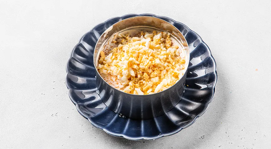 Хрусткі горіхові сети під шубою: покроковий рецепт з фото 7