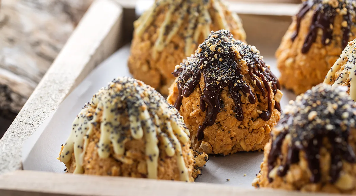 Соковитий десерт "Мурашник" з печива "Рибки": покроковий рецепт з фото 1