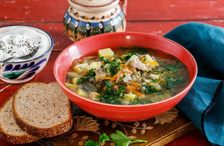 Согревающий суп из курицы с гречкой: пошаговый рецепт с фото