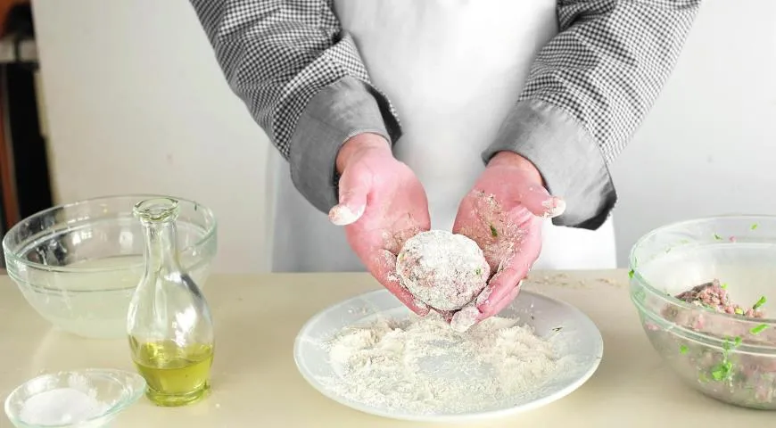 Ніжні котлети з ароматною зеленню: покроковий рецепт з фото 4