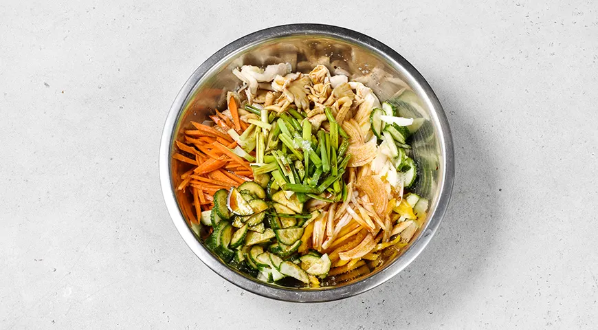 Гриби гливки по-корейськи: пікантний рецепт з фото за 187 ккал 6