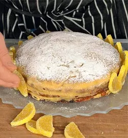 Ароматний лимонний торт: ніжний крем та ніжність у кожному шматочку (покроковий рецепт з фото) 7