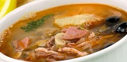 Збірна м'ясна солянка 1 Збірна м'ясна солянка, рецепт