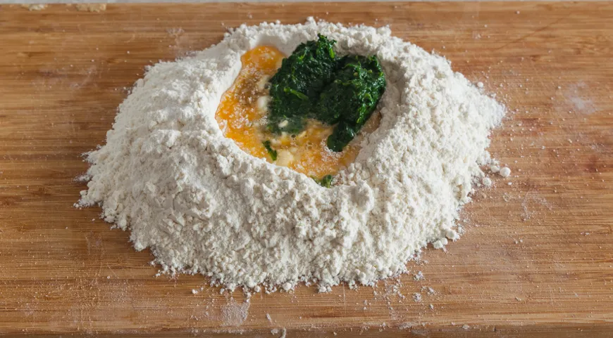 Зелені тальятелле з фрикадельками: Покроковий рецепт з фото 3