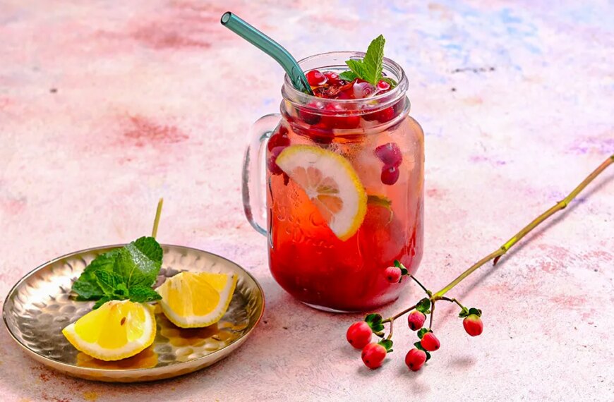 Клюквяний феєрверк: освіжаючий домашній лимонад з фото-рецептом
