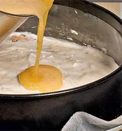 Ніжний чизкейк з абрикосовим желе: покроковий рецепт із фото 6