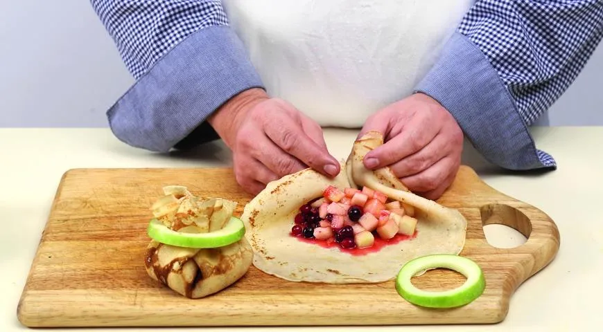 Ароматні яблучні мішечки: покроковий рецепт із фото 6