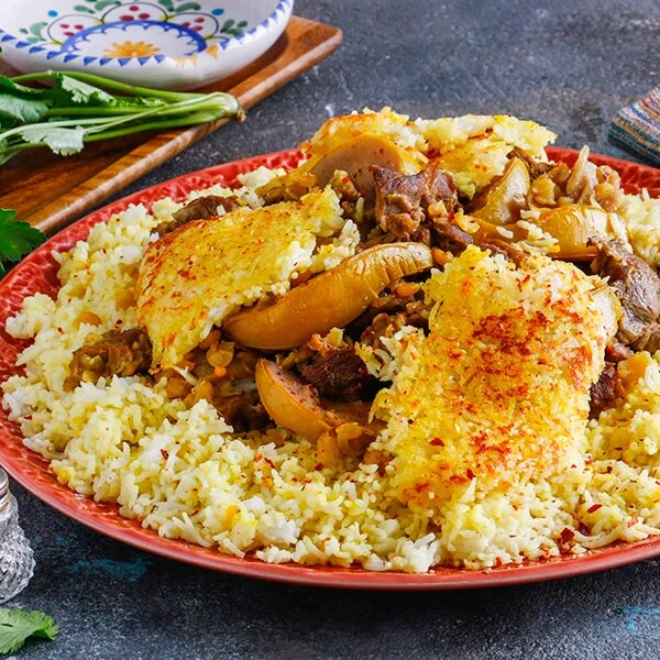 Ароматний перський плов з айвою: покроковий рецепт з фото