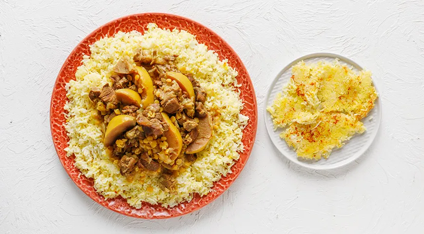 Ароматний перський плов з айвою: покроковий рецепт з фото 8