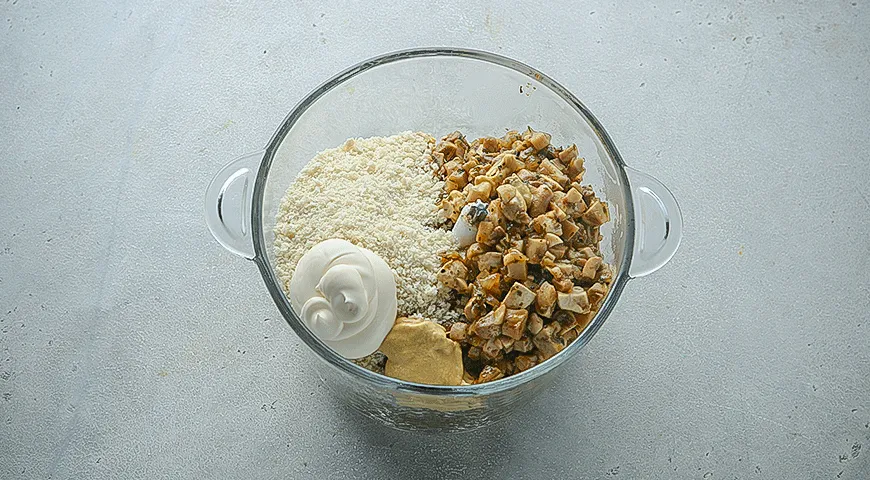 Пісний ситний пиріг з грибів та сочевиці: покроковий рецепт з фото 5