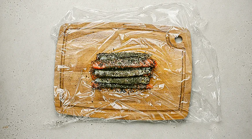 Мармуровий рулет із риби зі спаржею, цитрусовим жу та кремом із селери: вишукана страва з фотоінструкцією 1