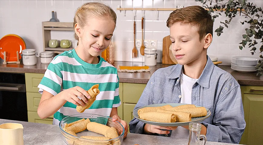 Торт "Монастирська зала" з готових млинців: ніжне задоволення та ніжний сир 2