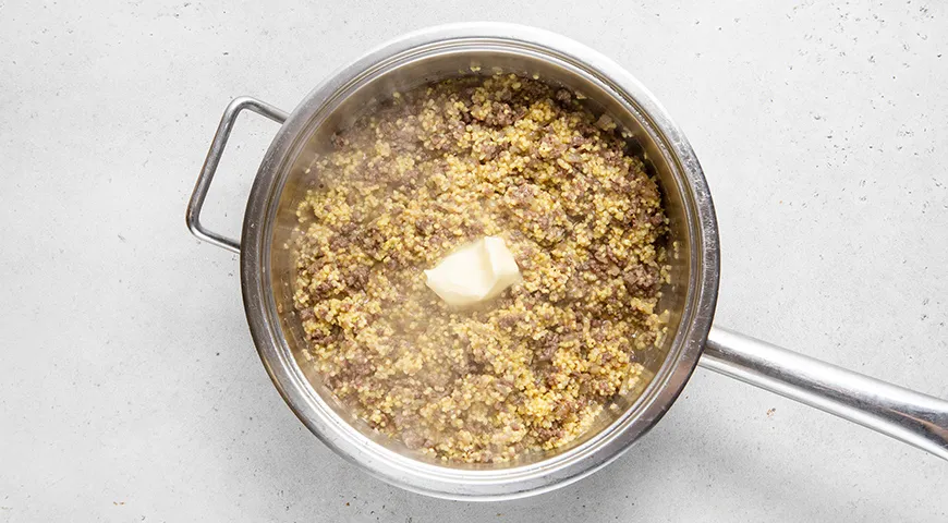 Ніжна пшоняна каша з ситним фаршем: покроковий рецепт із фото 5