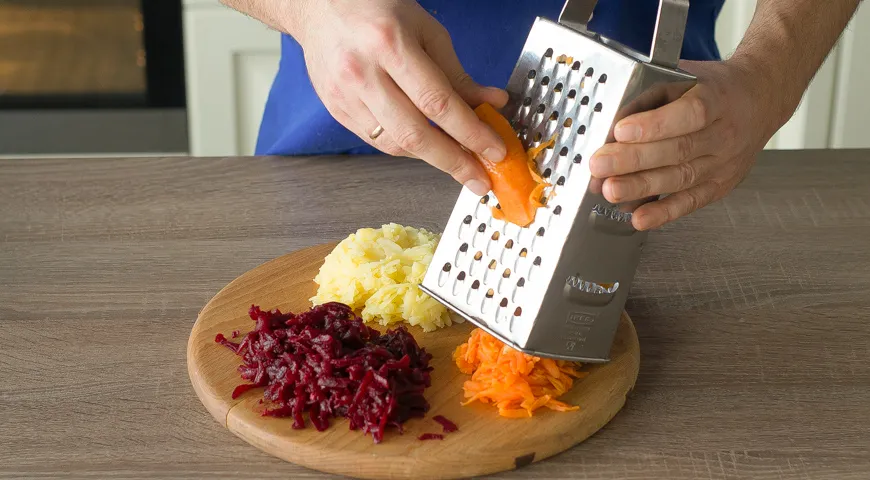 Новорічна оселедець під шубою: покроковий рецепт з фото 3