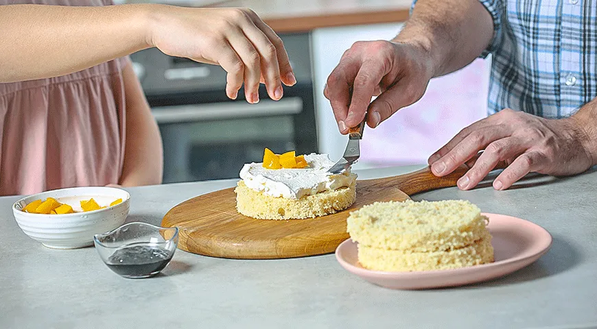 Бенто-торт «Для мами»: ніжний десерт з любов'ю, покроковий рецепт 4