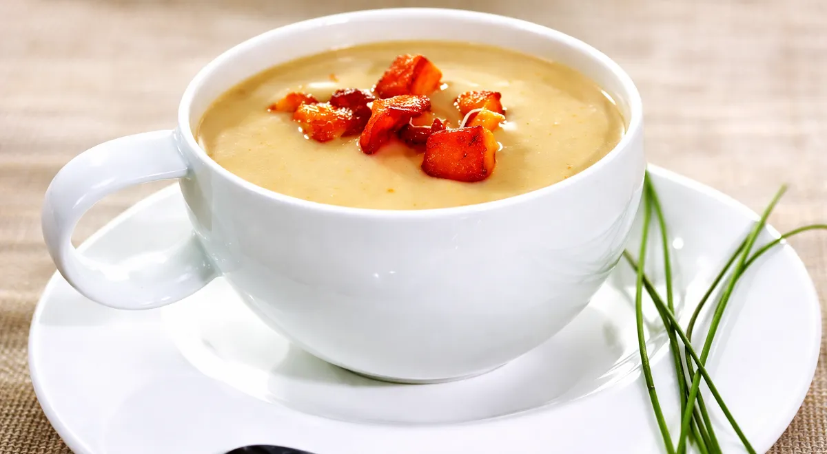 Ніжний рибний крем-суп з креветками: покроковий рецепт із фото 2