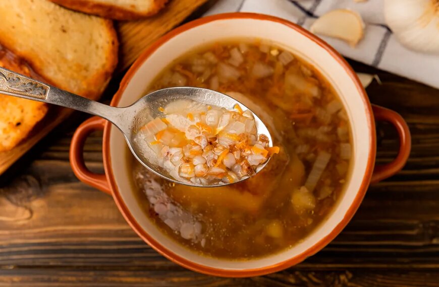 Пісний гречаний суп: покроковий рецепт із фотографіями