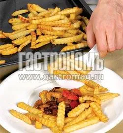 Пісна печеня з картоплею фрі: покроковий рецепт з фото 6