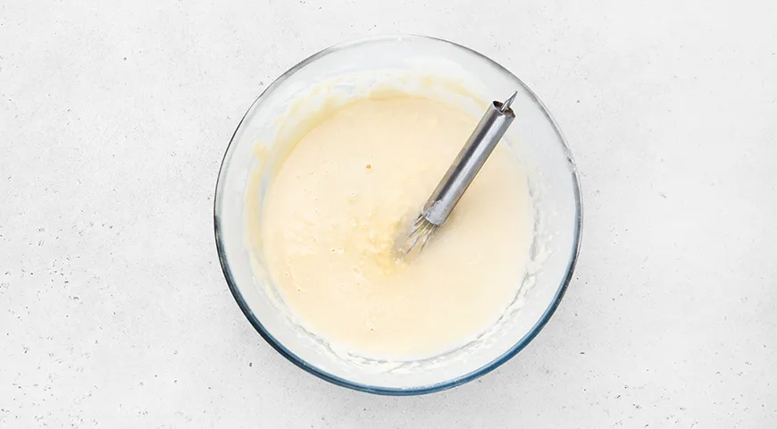 Ніжні млинці з сиром та яйцем: покроковий рецепт з фото 4