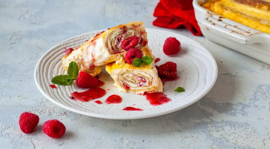 Запечені млинці: покроковий рецепт із фото 1