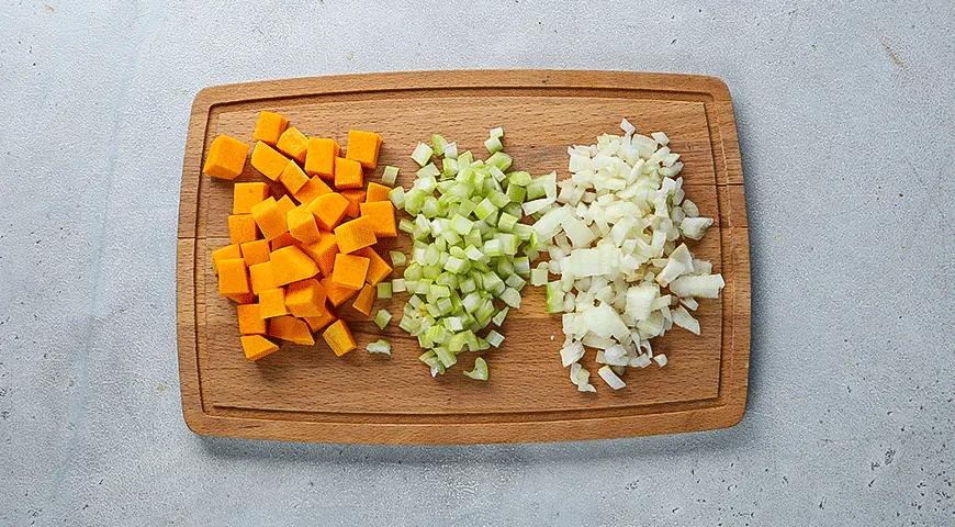 Пісний мінестроне з гарбузом: покроковий рецепт з фото на 363 ккал 1