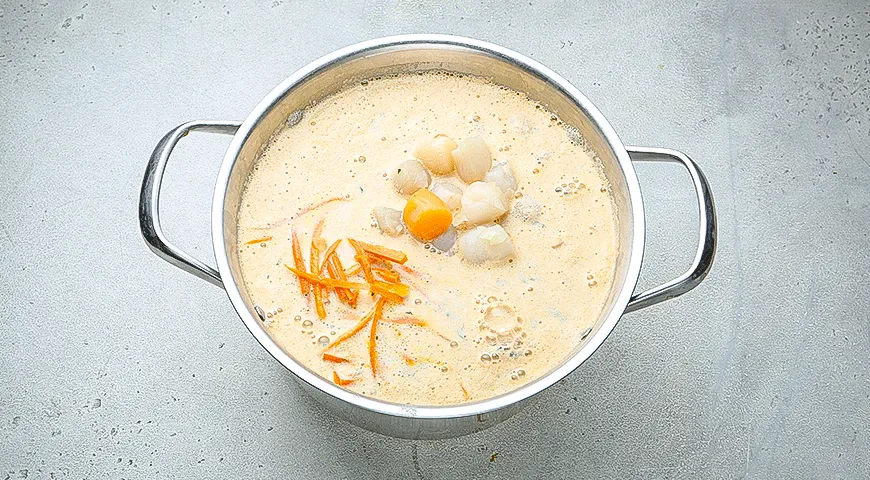 Биск із морепродуктів: Покроковий рецепт із фото. 729 ккал 7