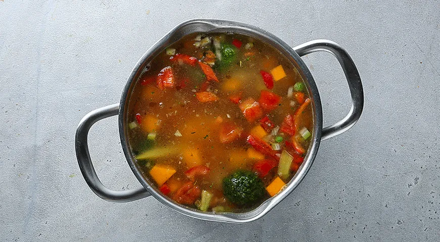 Пісний мінестроне з гарбузом: покроковий рецепт з фото на 363 ккал 4