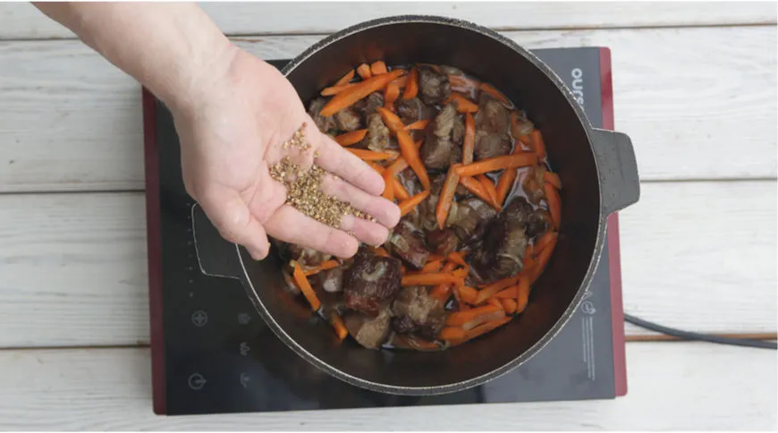 Ароматний узбецький плов у казані: покроковий рецепт з фото 7