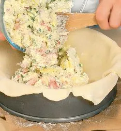 Італійський сирний пиріг: покроковий рецепт із апетитними фото та інформацією про калорійність 7