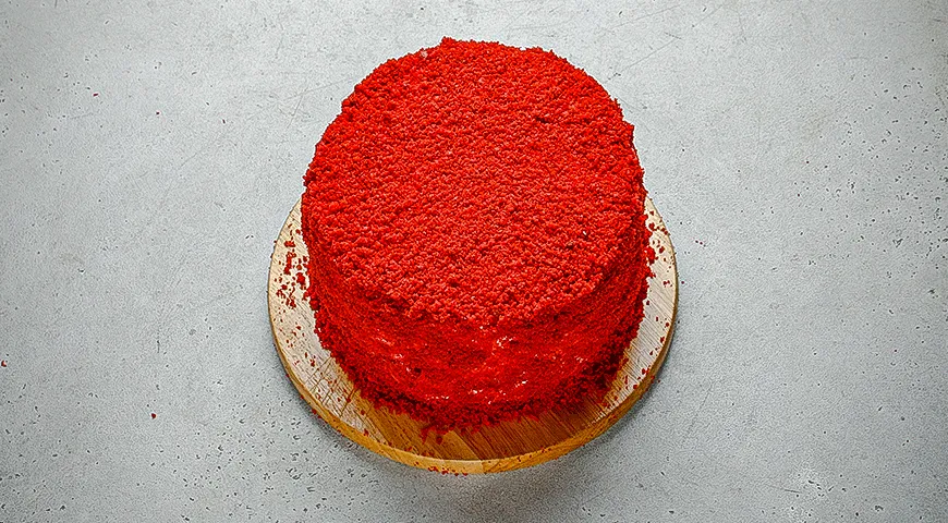 Неймовірний торт "Червоний оксамит" з сирним кремом: покроковий рецепт смаколику з фото 9