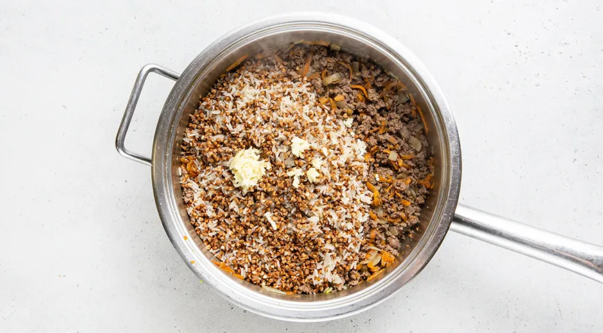 Ситно та смачно: гречано-рисовий пухнастик з фаршем (653 ккал) 5