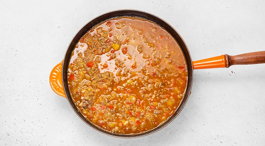 Булгур з фаршем на сковороді: ситна та ароматна страва за кроками (470 ккал) 6