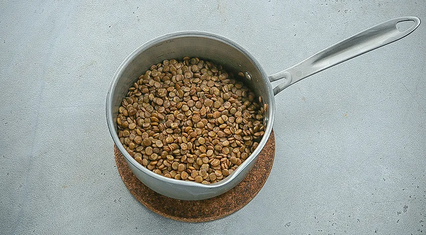 Пісний ситний пиріг з грибів та сочевиці: покроковий рецепт з фото 3