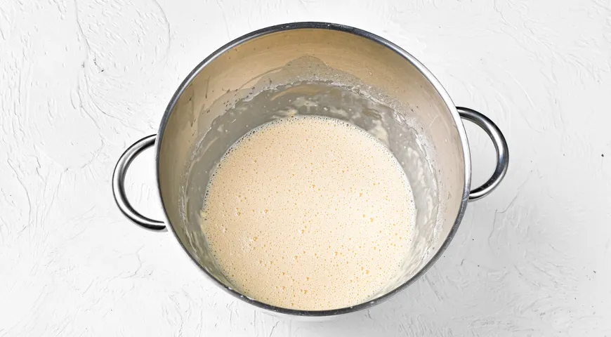 Ніжний млинцевий торт «Пломбір»: покроковий рецепт зі світлинами 7