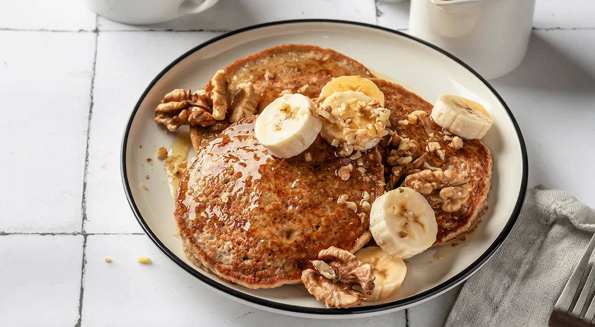Безборошняні панкейки: покроковий рецепт із зображеннями на 321 ккал 1