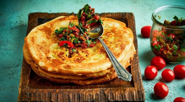 Пісні млинці з гарбузовим припеком: соковитий рецепт з фото 38