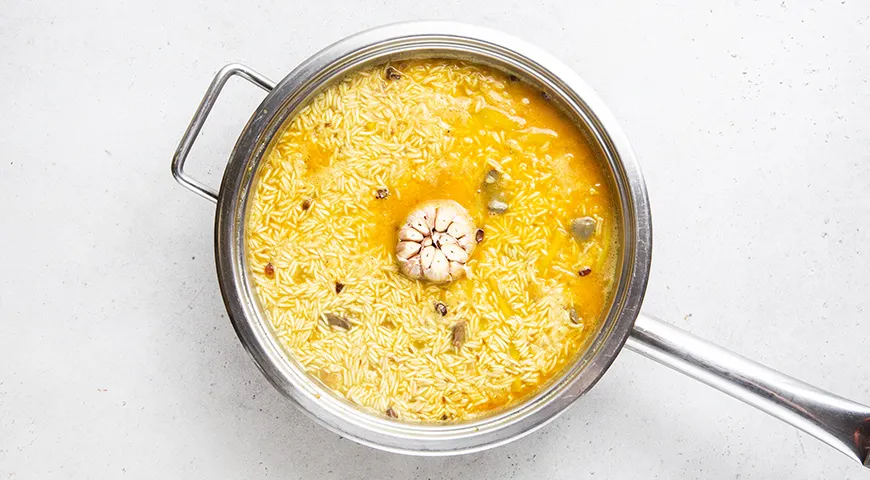 Плов із курячих сердечок: ароматний рецепт з покроковими фото 9