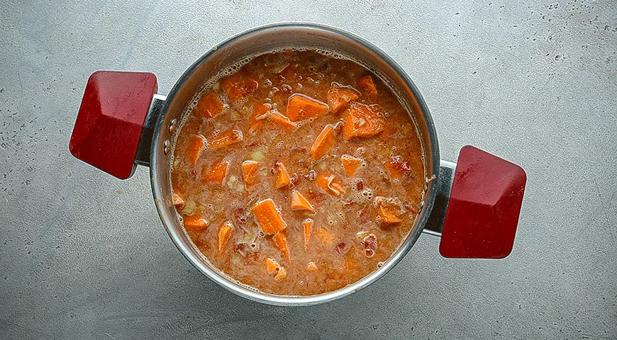 Пісне рагу з батату та білої квасолі: фоторецепт для ситного обіду 4