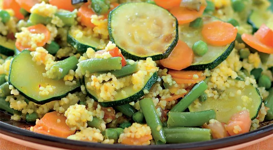 Ароматний овочевий кускус: покроковий рецепт з фото за 499 ккал 1