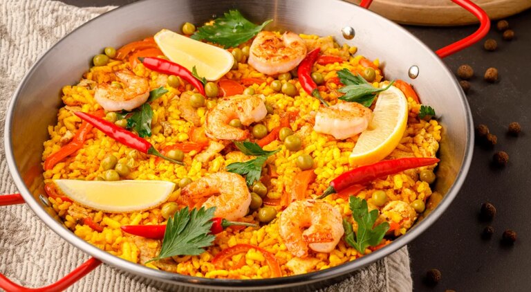 Паелья з куркою та креветками: смачний рецепт з фото 3