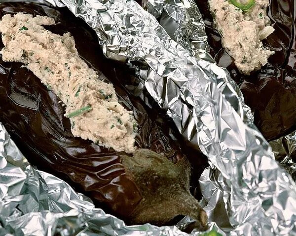Холодна закуска з фаршированих баклажанів: смачний рецепт з фото